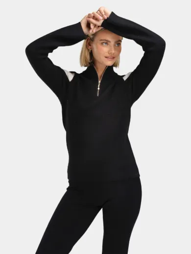 Bilde av WoolLand Hemsedal Knitted Top Woman Black